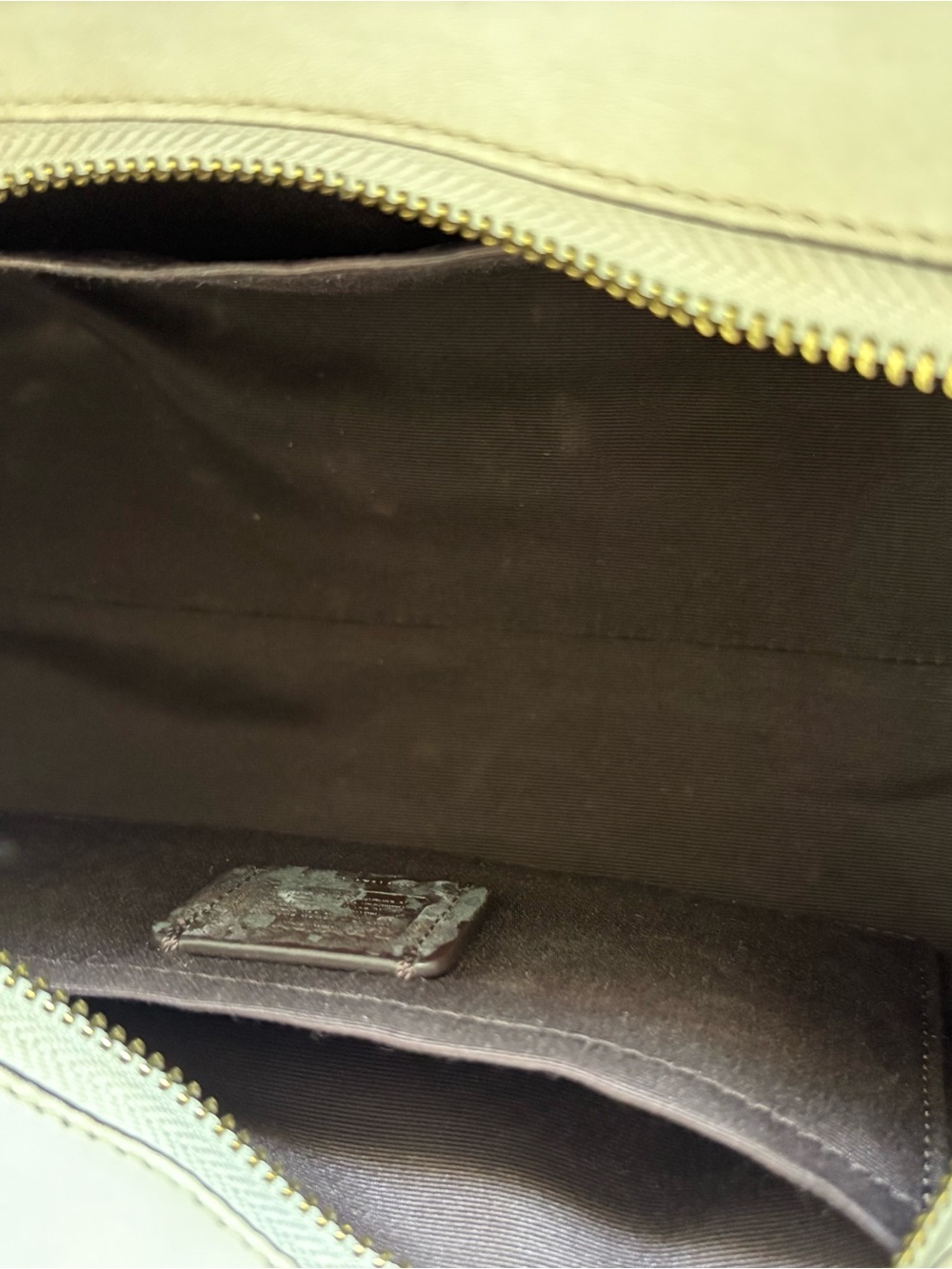 Coach Blake Carryall Chalk Pebbled Leather Satchel - Picture 10 of 12